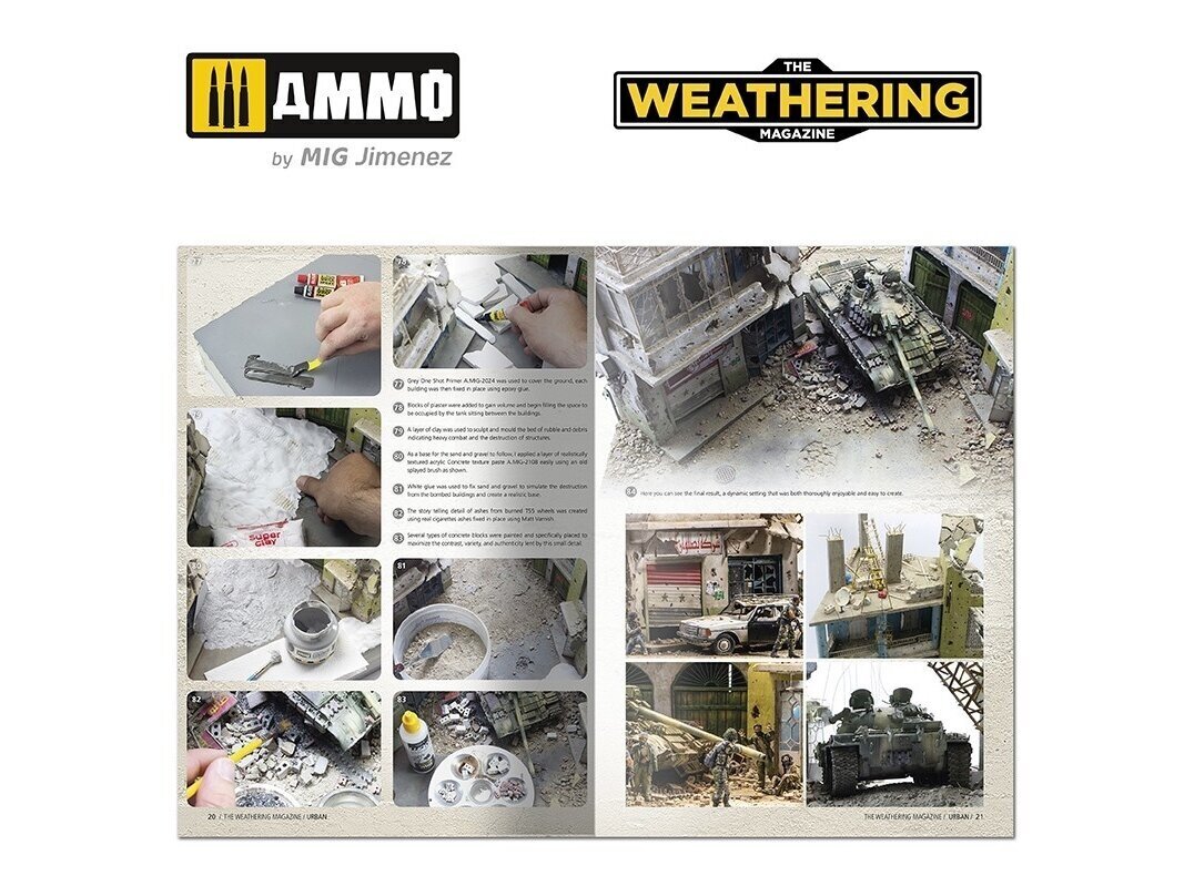 AMMO MIG - The Weathering Magazine Issue 34 – Urban (English), 4533 цена и информация | Izglītojošas grāmatas | 220.lv