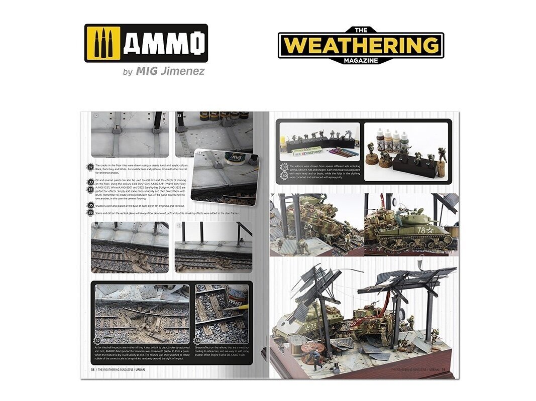 AMMO MIG - The Weathering Magazine Issue 34 – Urban (English), 4533 цена и информация | Izglītojošas grāmatas | 220.lv