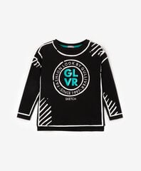 Черная футболка с воланом из сетки для девочек «Gulliver» цена и информация | Рубашки для девочек | 220.lv
