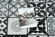 Paklājs AZULEJO PATCHWORK, Lisabonas flīžu raksts, 67 cm, pelēks / melns цена и информация | Paklāji | 220.lv