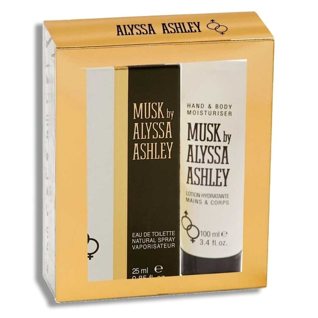 Smaržu komplekts sievietēm Alyssa Ashley Musk EDT 2 Pieces cena un informācija | Sieviešu smaržas | 220.lv