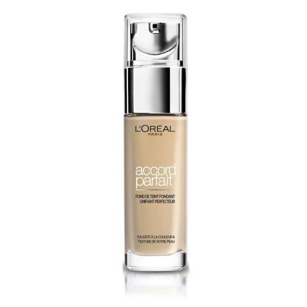 Šķidrā Grima Bāze L'Oreal Make Up Accord Parfait Nº 3.5.N (30 ml) цена и информация | Grima bāzes, tonālie krēmi, pūderi | 220.lv