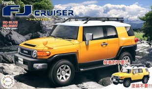 Līmējamais modelis Fujimi C-NX-10 FJ Cruiser (Two-tone Yellow) 1/24 66134 cena un informācija | Līmējamie modeļi | 220.lv