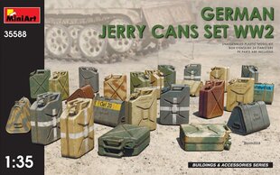 Miniart - German Jerry Cans Set WW2, 1/35, 35588 цена и информация | Склеиваемые модели | 220.lv