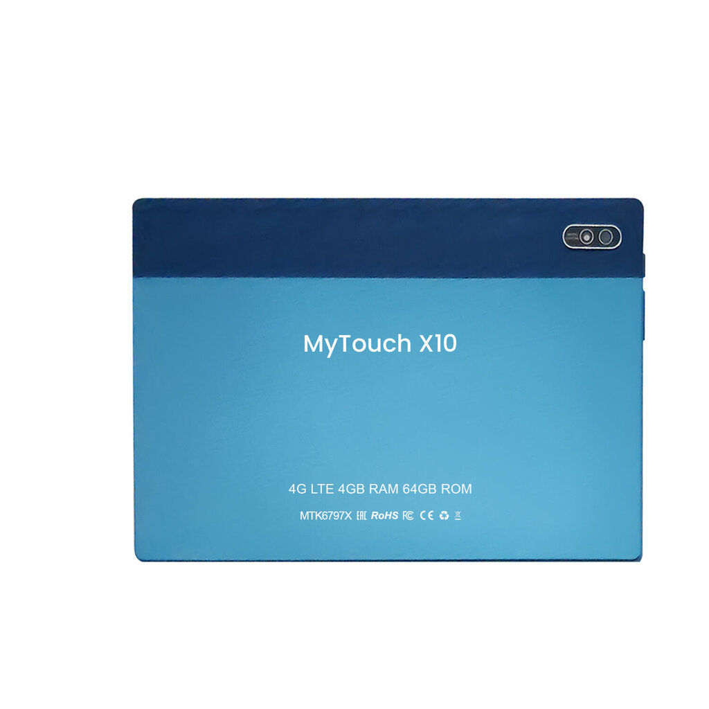 Planšetdators My Touch X10, 64 GB, 4G LTE, 4 GB RAM, zila, ar futrālis цена и информация | Planšetdatori | 220.lv