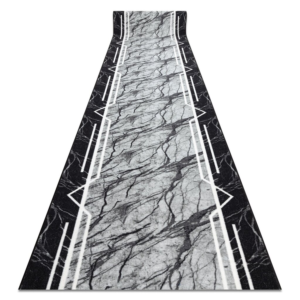 Paklājs, 110 cm, marmors / akmens pelēks цена и информация | Paklāji | 220.lv