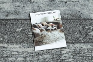 Ковровая дорожка Deski, узор линии, серый цвет, 120x740 см цена и информация | Коврики | 220.lv