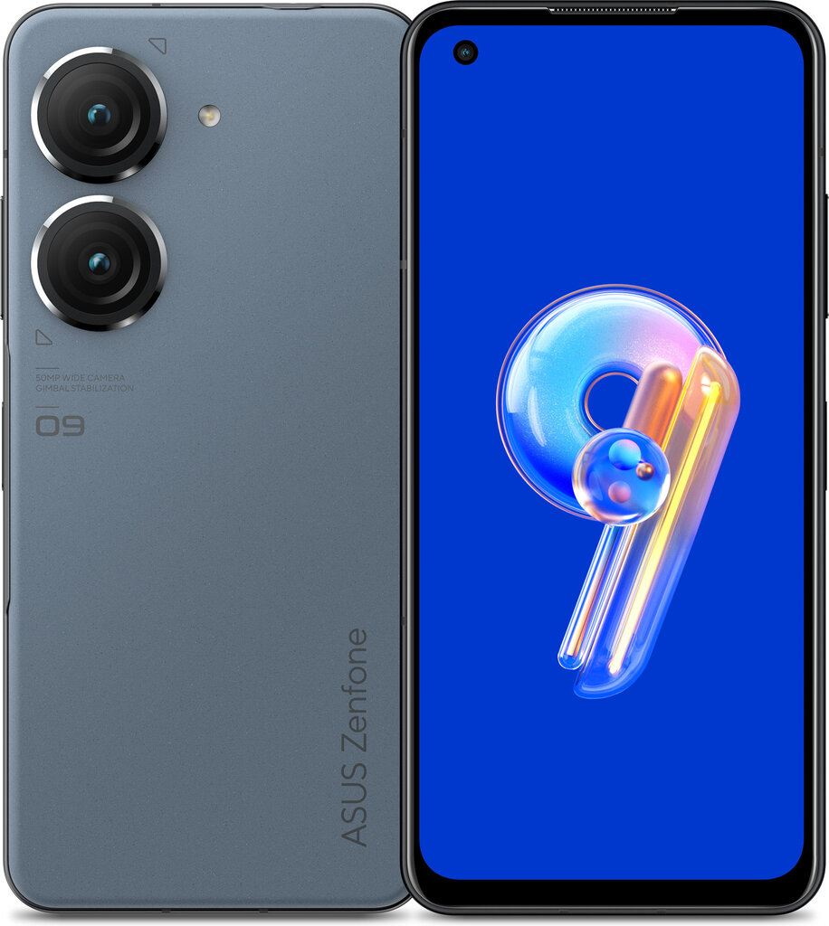 Asus Zenfone 9 5G 8/128GB Dual SIM Starry Blue 90AI00C4-M000S0 cena un informācija | Mobilie telefoni | 220.lv