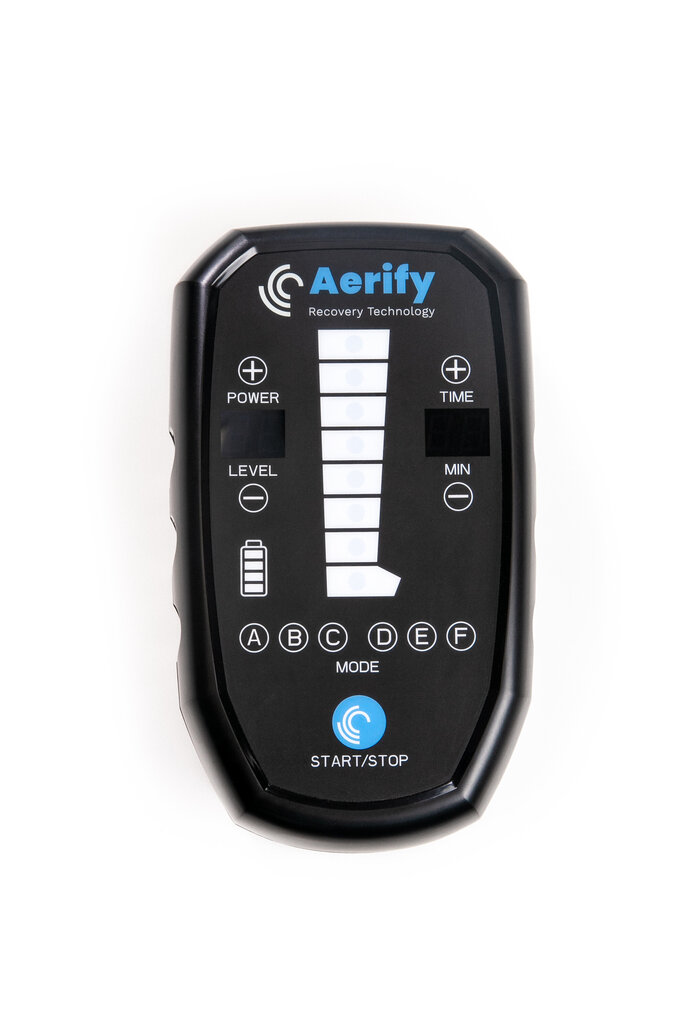 AERIFY Charge limfodrenāžas un masāžas ierīce ar zābakiem L/XL cena un informācija | Masāžas ierīces | 220.lv