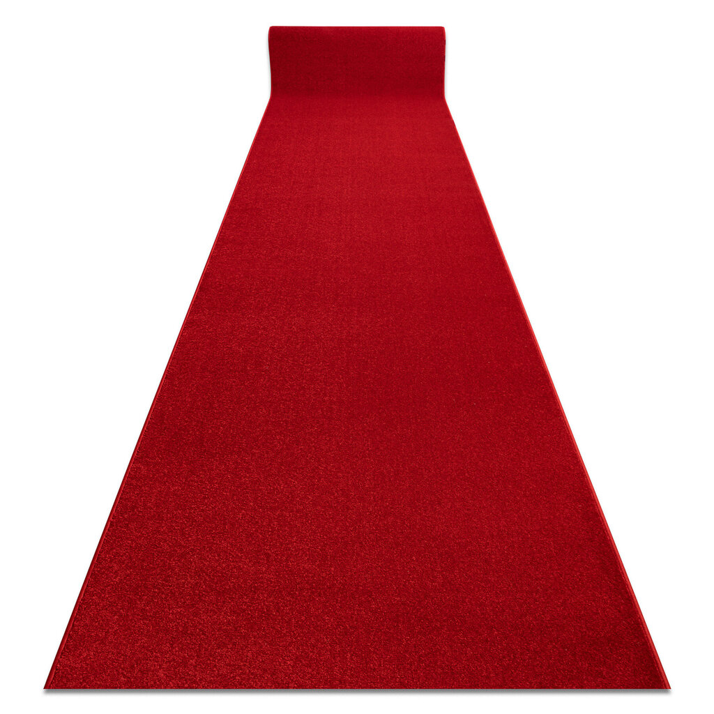 Paklājs - celiņš KARMEL Gluds karmin / sarkans 70 cm цена и информация | Paklāji | 220.lv