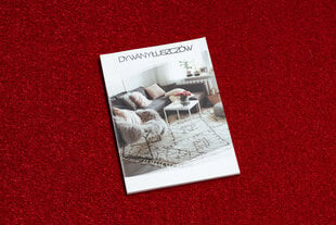 Paklājs - celiņš KARMEL Gluds karmin / sarkans 140 cm cena un informācija | Paklāji | 220.lv