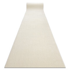Paklājs - celiņš KARMEL Gluds, vienkrāsains balta 60 cm cena un informācija | Paklāji | 220.lv