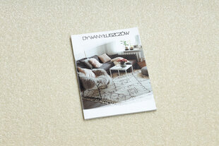 Paklājs - celiņš KARMEL Gluds, vienkrāsains balta 140 cm cena un informācija | Paklāji | 220.lv