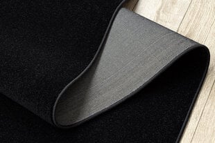 Rugsx ковровая дорожка Karmel, чёрная, 60 см цена и информация | Ковры | 220.lv