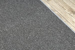 Rugsx ковровая дорожка Karmel, серая, 120x370 см