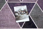 Paklājs, neslīdošs Trīsstūri gumijas violeta 133 cm