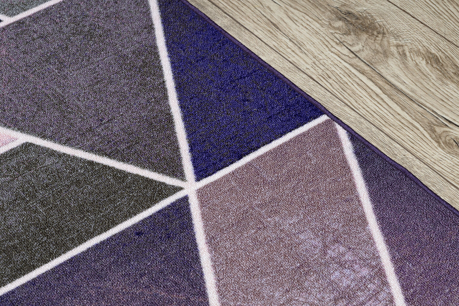 Paklājs, neslīdošs Trīsstūri gumijas violeta 133 cm цена и информация | Paklāji | 220.lv