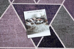 Ковровая дорожка, треугольная, фиолетовый цвет, 57 x 400 см цена и информация | Ковры | 220.lv