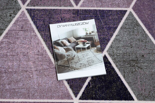 Paklājs, neslīdošs Trīsstūri gumijas violeta 67 cm cena un informācija | Paklāji | 220.lv