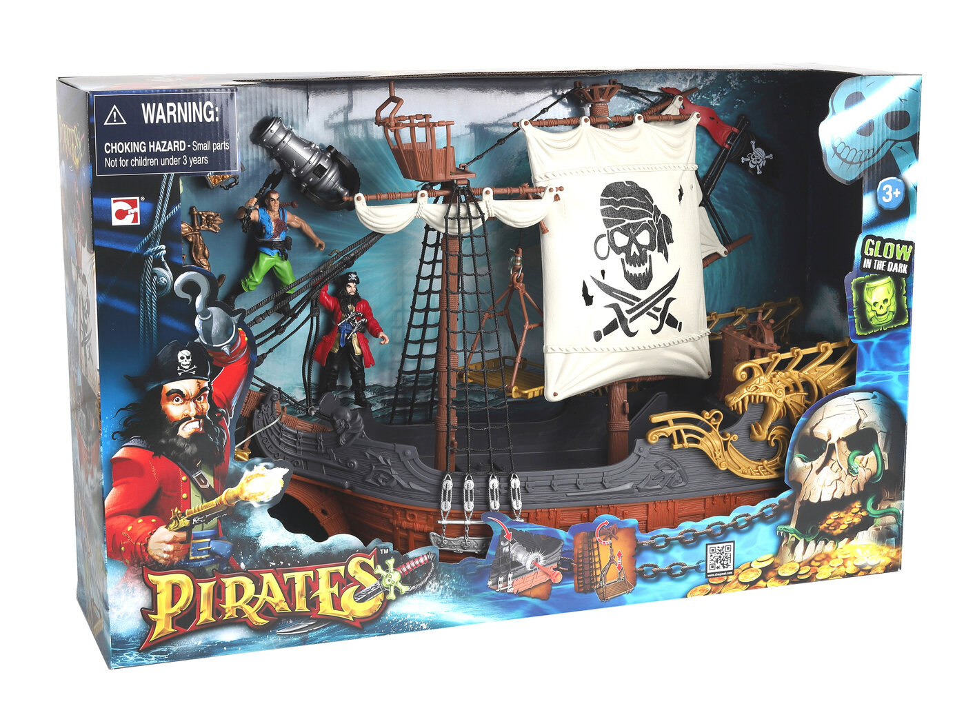 Pirātu kuģis Pirates Deluxe Captain Ship Chap Mei, 505219 цена и информация | Rotaļlietas zēniem | 220.lv