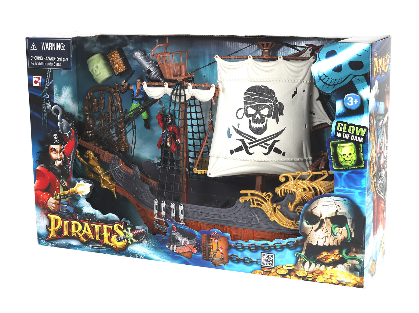 Pirātu kuģis Pirates Deluxe Captain Ship Chap Mei, 505219 cena un informācija | Rotaļlietas zēniem | 220.lv