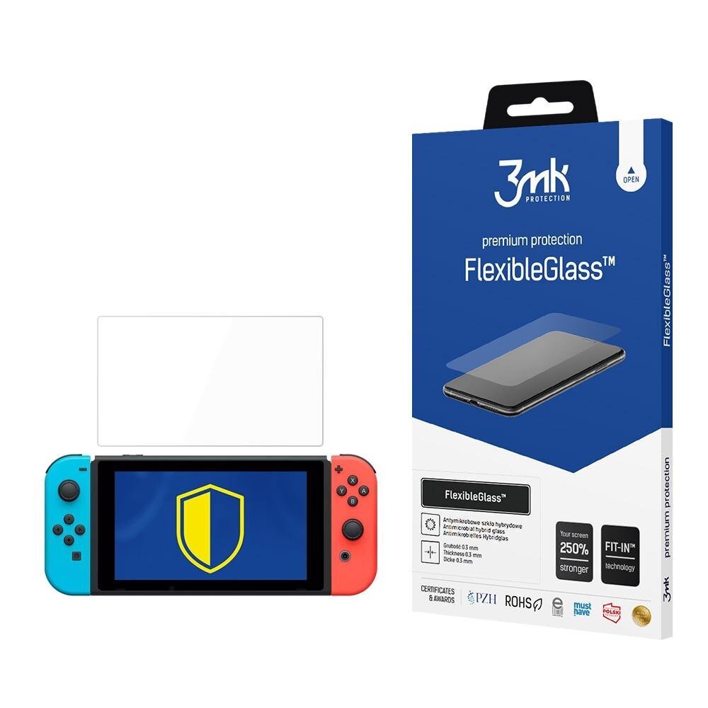 Nintendo Switch - 3mk FlexibleGlass™ cena un informācija | Gaming aksesuāri | 220.lv