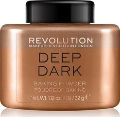 Birstošs pūderis Makeup Revolution Deep Dark, 32 g cena un informācija | Grima bāzes, tonālie krēmi, pūderi | 220.lv