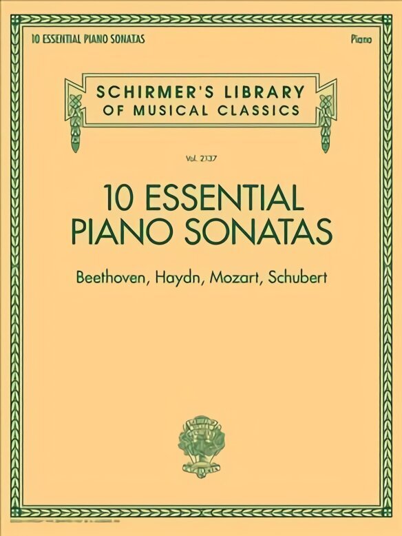10 Essential Piano Sonatas: Beethoven Haydn Mozart Schubert цена и информация | Mākslas grāmatas | 220.lv