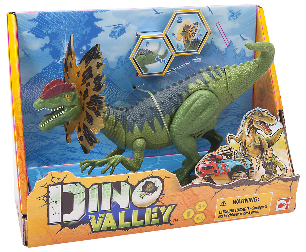 Dinozaurs ar gaismām un skaņām Chap Mei Dino Valley, 542083/542141 cena un informācija | Rotaļlietas zēniem | 220.lv