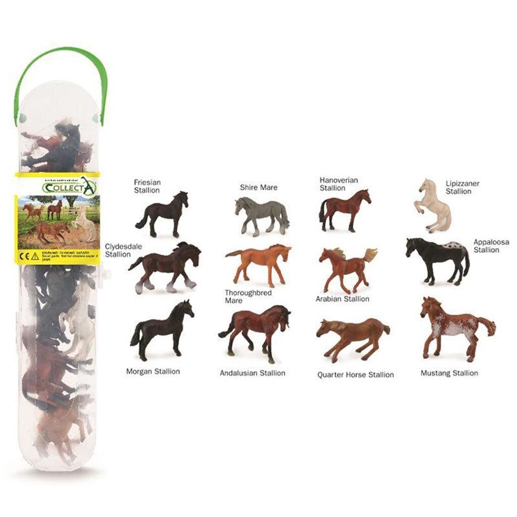 Zirgu figūriņu komplekts Mini Collecta, A1109 цена и информация | Rotaļlietas zēniem | 220.lv