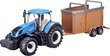 Traktors ar piekabi Bburago, 10 cm, 18-31920 cena un informācija | Rotaļlietas zēniem | 220.lv