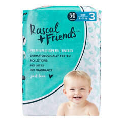 Подгузники Rascal and Friends размер 3 (6-11 кг), 50 шт. цена и информация | Rascal and Friends Товары для детей и младенцев | 220.lv