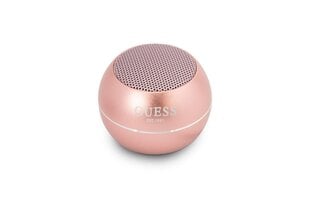 Guess Mini Bluetooth Speaker, rozā cena un informācija | Skaļruņi | 220.lv