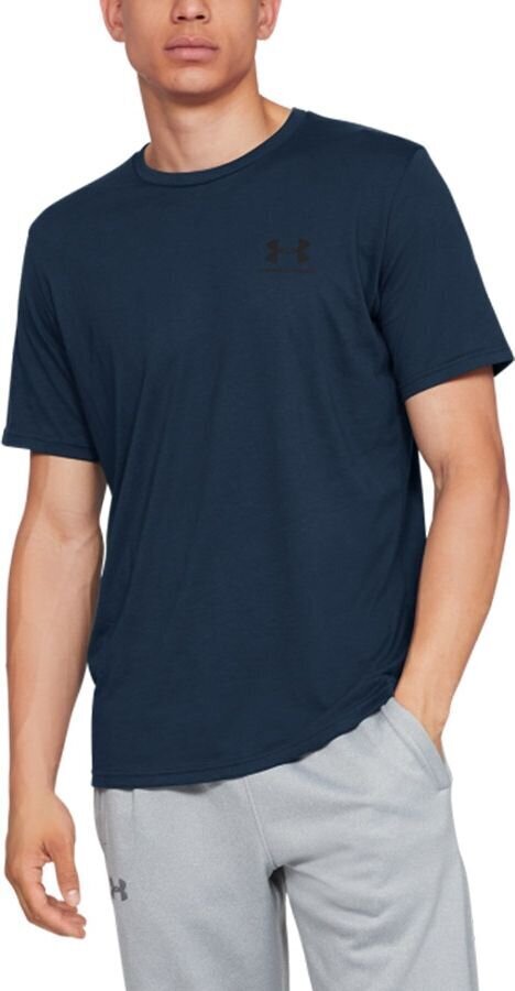 Under Armour T-krekls vīriešiem Chest SS 1326799408, zils cena un informācija | Vīriešu T-krekli | 220.lv