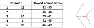 Ceļgala stabilizators TOROS-GROUP, melns, 1. izmērs cena un informācija | Ķermeņa daļu fiksatori | 220.lv