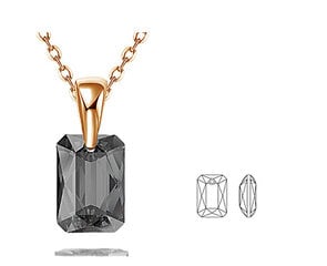 Серебряная подвеска с кристаллом Swarovski цена и информация | Украшения на шею | 220.lv