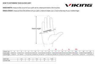 Viking Nepal 2 Polartec Power cimdi - melni cena un informācija | Vīriešu cepures, šalles, cimdi | 220.lv