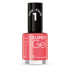 Rimmel Super Gel Nail Polish nagu laka, 032 Coctail Passion #eb5b67 cena un informācija | Nagu lakas, stiprinātāji | 220.lv