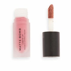 Lūpu krāsa Makeup Revolution Delicate Brown, 4.6 ml cena un informācija | Lūpu krāsas, balzāmi, spīdumi, vazelīns | 220.lv