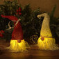 LED rūķis, piekaramais rūķis, 25 cm, balta cepure цена и информация | Ziemassvētku dekorācijas | 220.lv