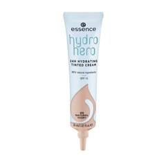 Mitrinošs krēms ar krāsu Essence Hydro Hero 05-natural ivory SPF 15, 30 ml cena un informācija | Grima bāzes, tonālie krēmi, pūderi | 220.lv