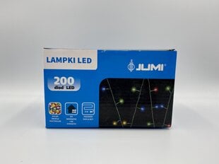 200 LED Āra vītne, daudzkrāsains цена и информация | Гирлянды | 220.lv