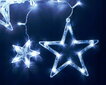 LED Garlianda - aizkars "Stars", auksti balts цена и информация | Ziemassvētku lampiņas, LED virtenes | 220.lv