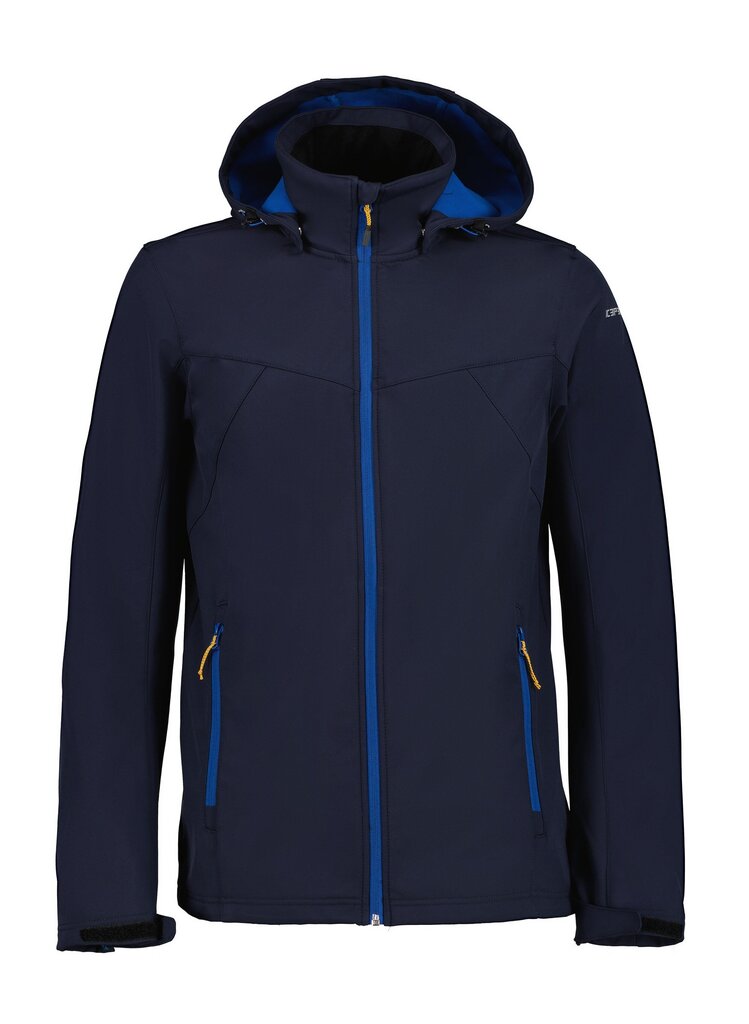 Icepeak vīriešu softshell jaka Brimfield 57970-2*939, tumši zils/zils 6438535374534 cena un informācija | Vīriešu virsjakas | 220.lv