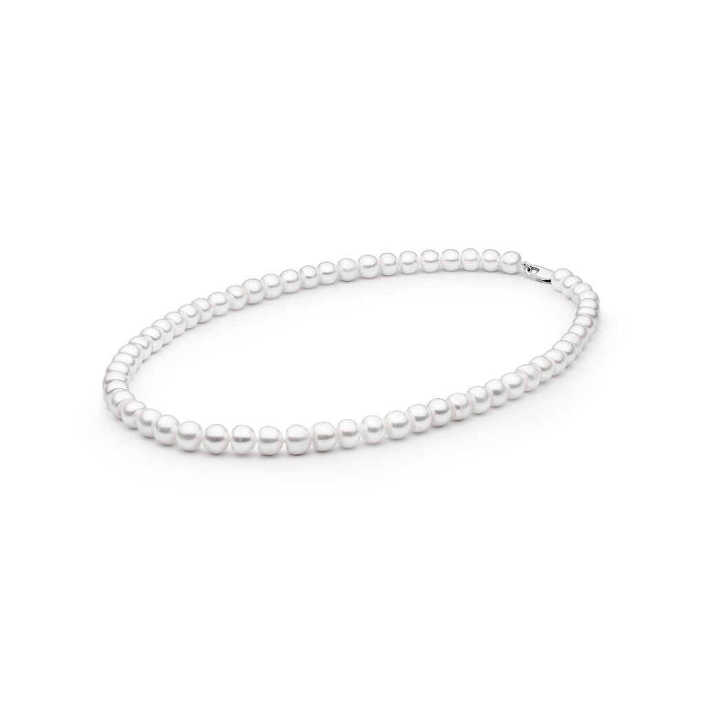 Kaklarota ar pērlēm, 8.5-9.5 mm, garums 50 cm цена и информация | Kaklarotas | 220.lv
