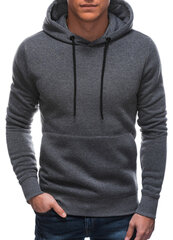 Vīriešu džemperis ar kapuci Edoti B1213 tumši pelēks cena un informācija | Vīriešu jakas | 220.lv