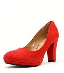 Sieviešu apavi 416218 02, sarkans/sams 416218*02-041 cena un informācija | Sieviešu kurpes | 220.lv