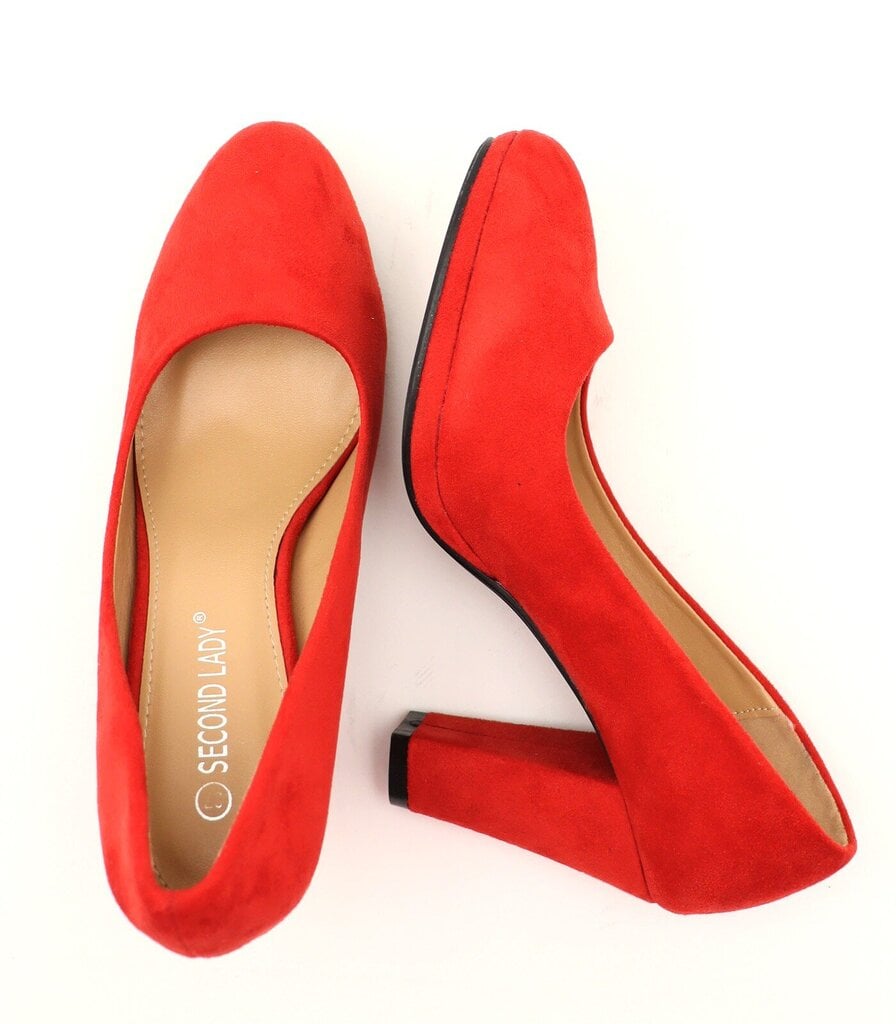 Sieviešu apavi 416218 02, sarkans/sams 416218*02-041 cena un informācija | Sieviešu kurpes | 220.lv