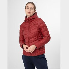 Jaka sievietēm 4F W H4Z22-KUDP003 61S, sarkana цена и информация | Женские куртки | 220.lv