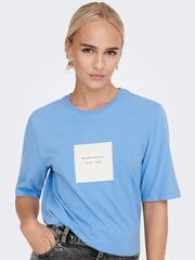 ONLY sieviešu t-krekls 15283000*01, gaiši zils 5715365982506 cena un informācija | T-krekli sievietēm | 220.lv